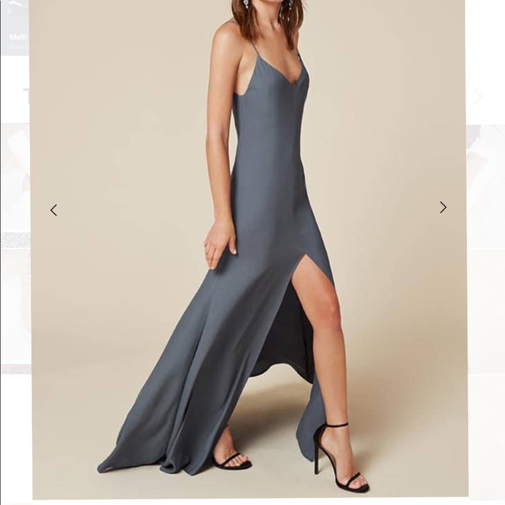 Reformation Luma Dress in Stone